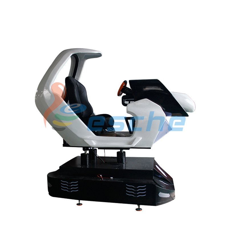 Leesche New arrival dynamic platform 9d vr racing car driving simulator VR Racing/Riding image32