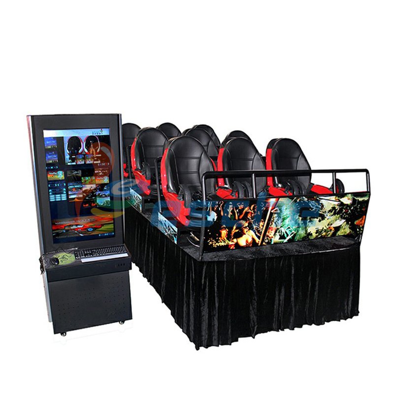 Leesche mobile truck motion 9 seats 9d vr 12d cinema simulator VR Cinema image29
