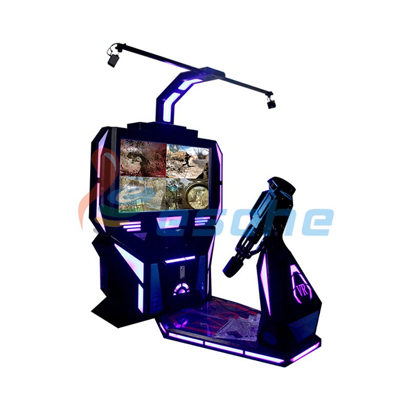 Leesche VR Shooting Game Machine HTC VIVE 9D VR Gatling Simulator VR Gun/Fighting image26