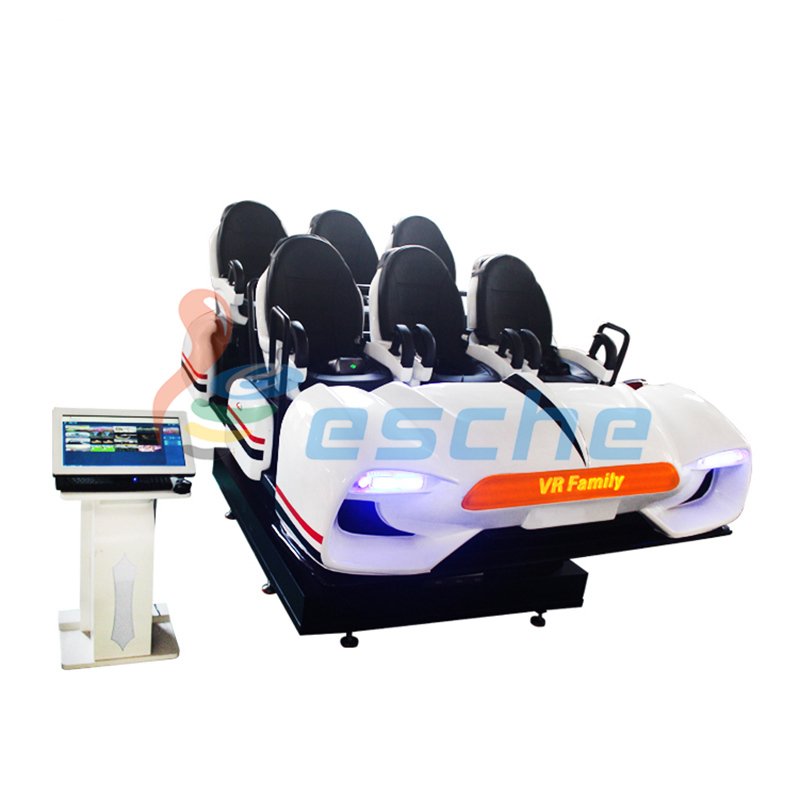 Leesche Newest 6 seats 360 degree 9d vr simulator 12d cinema VR Cinema image22