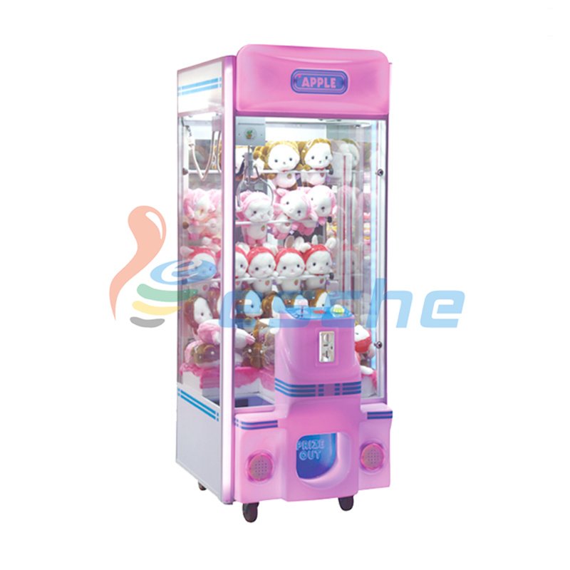 Leesche plush crane machine bill acceptor coin operated claw machine