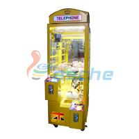 Newest coin operated arcade toy claw crane game machine