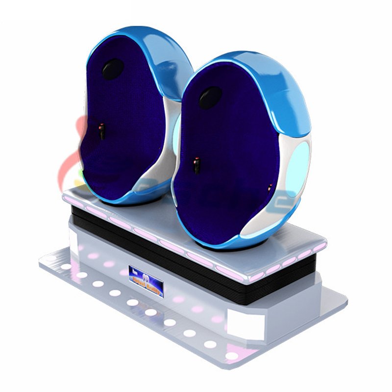 Leesche Interactive 360 degree 2 seat 9d vr egg chair 9D VR Egg Chair image33