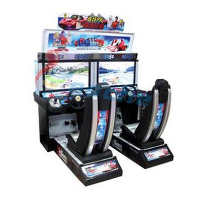 Luxury arcade car driving simulation game machine