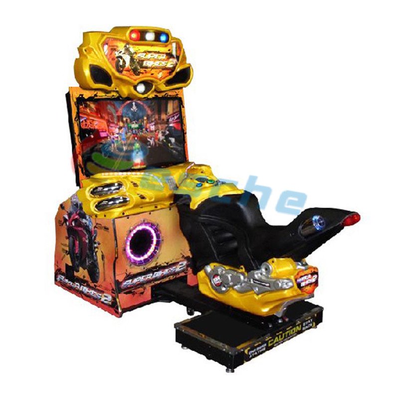 Leesche Super Bikes II 42 inch LCD racing video game machine Arcade Game Machine image32