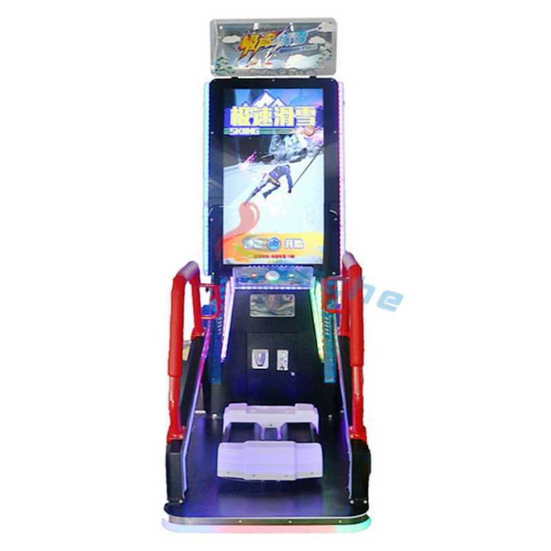 Leesche coin operated redemption machine skiing video game machine