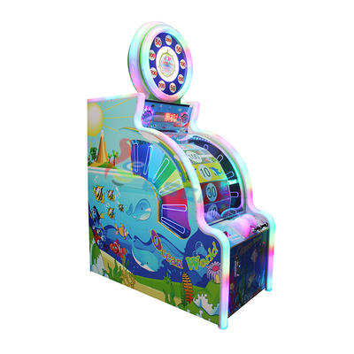 Ocean world coin operated arcade lottery redemption game machine